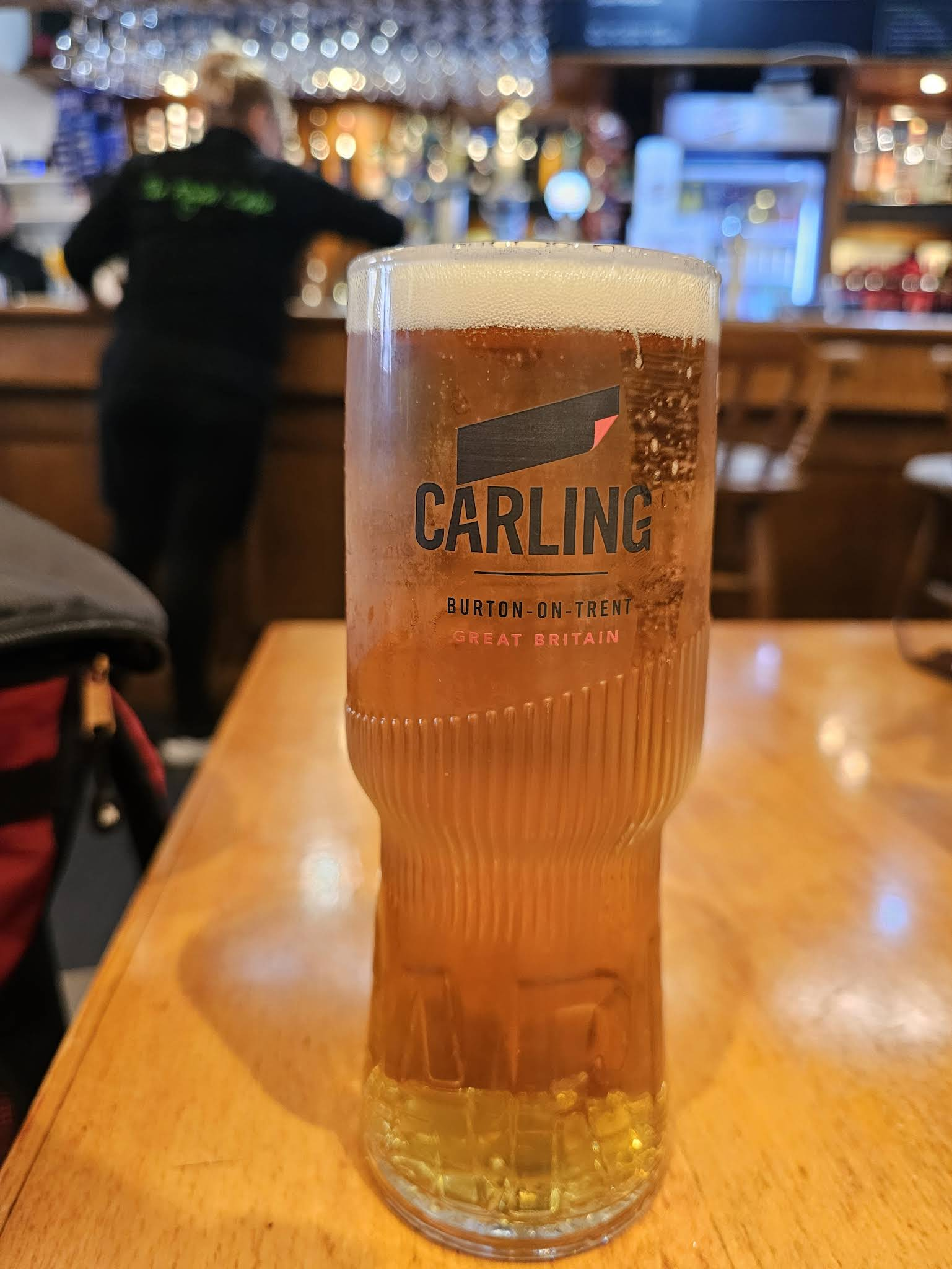 A perfectly poured pint